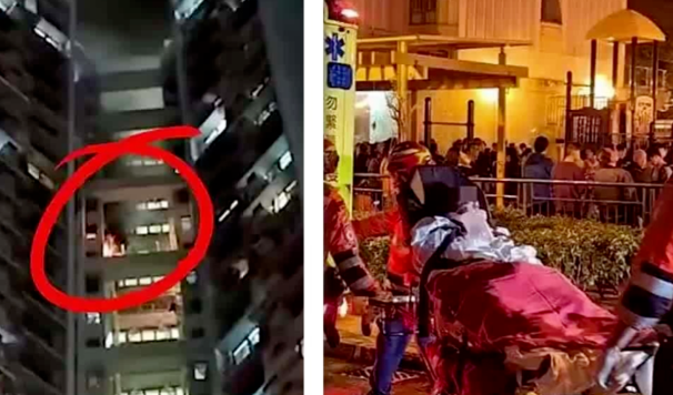 香港无业男疑厨房纵火，400多住户凌晨穿睡衣逃生